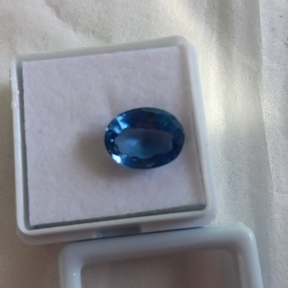 5CT Natural Oval Cut Tanzanite Certified - Picture 3 of 7
